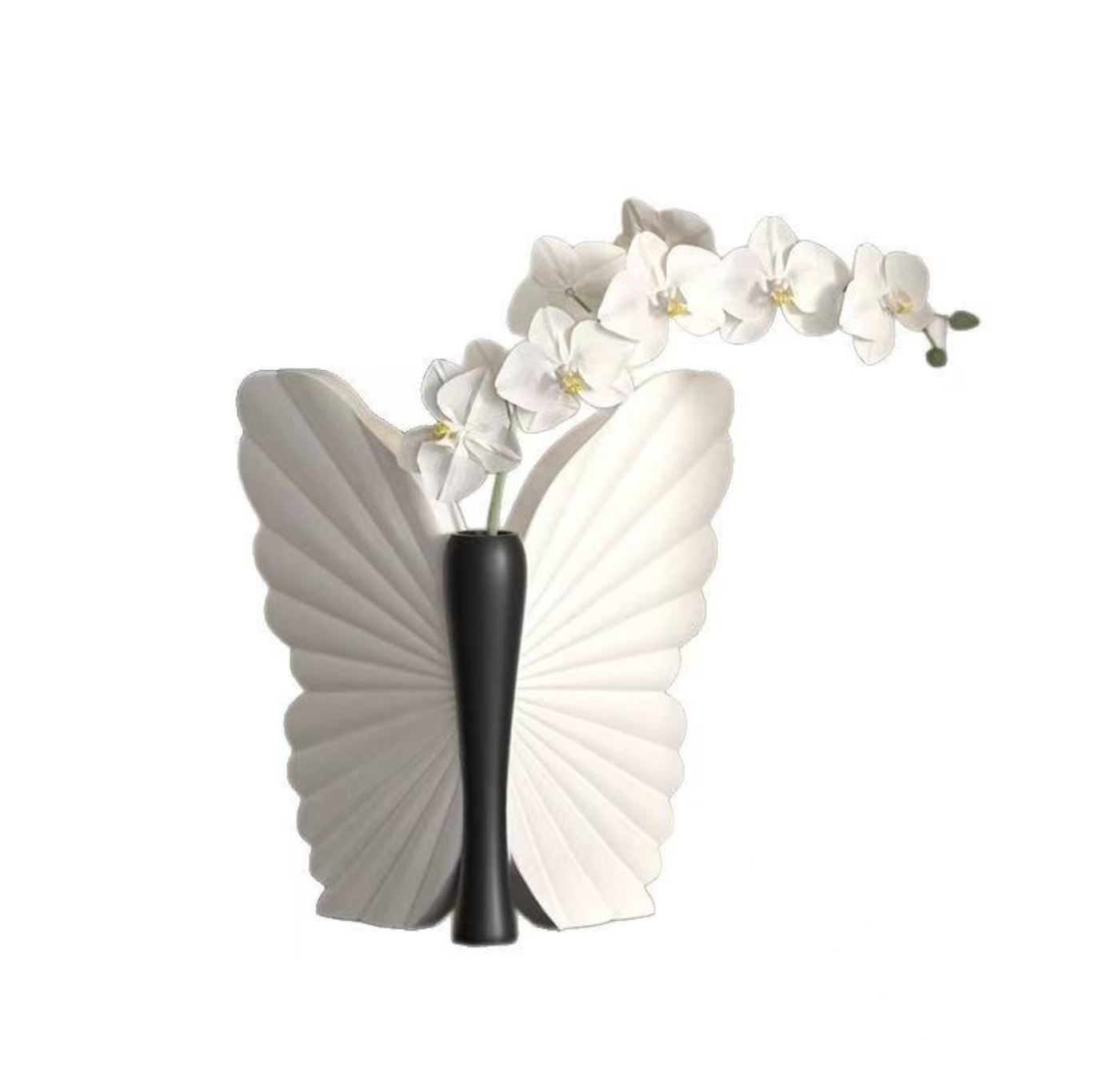 Butterfly-Shaped Ceramic Vase