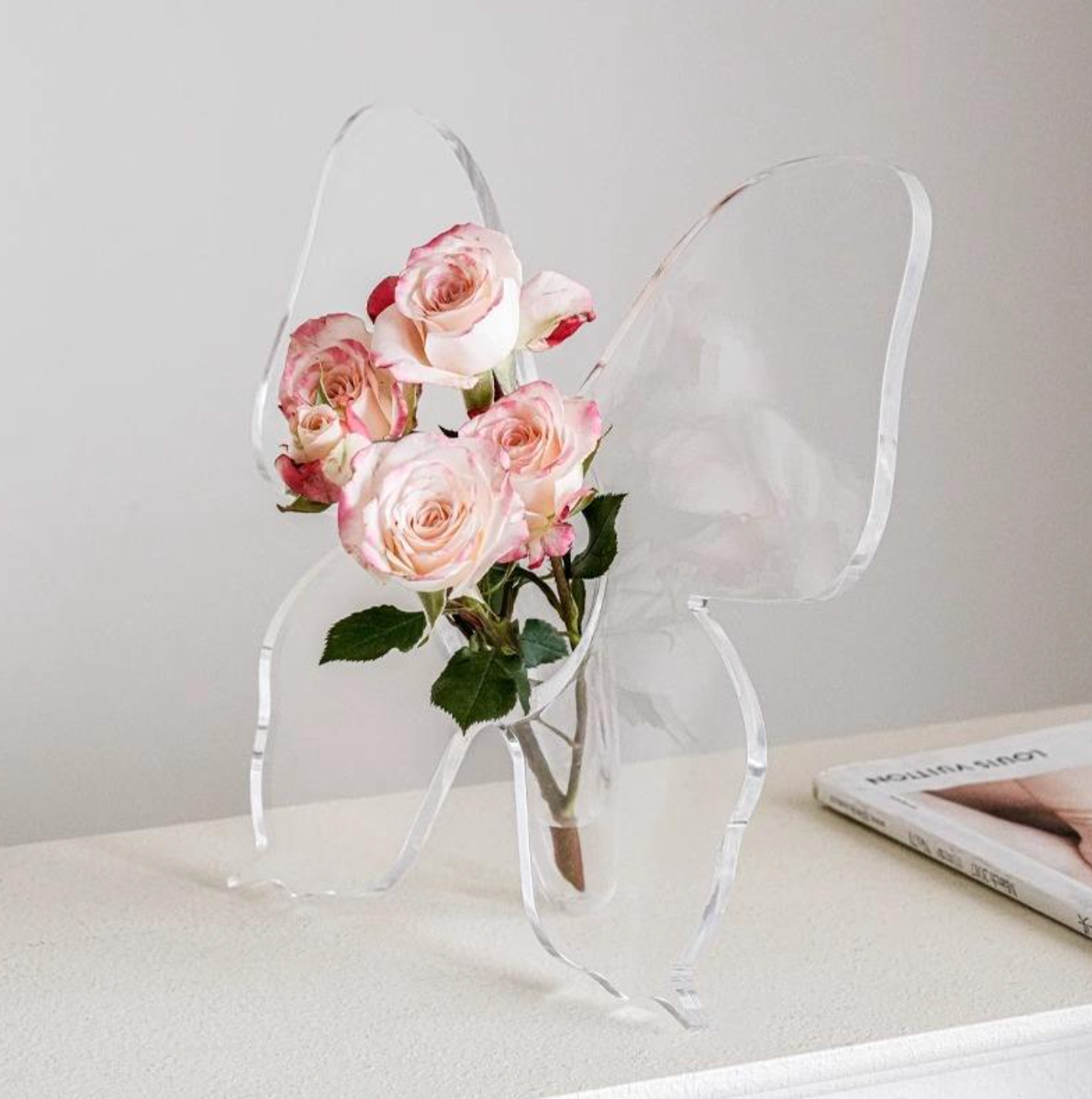 Transparent PE Flower Vase