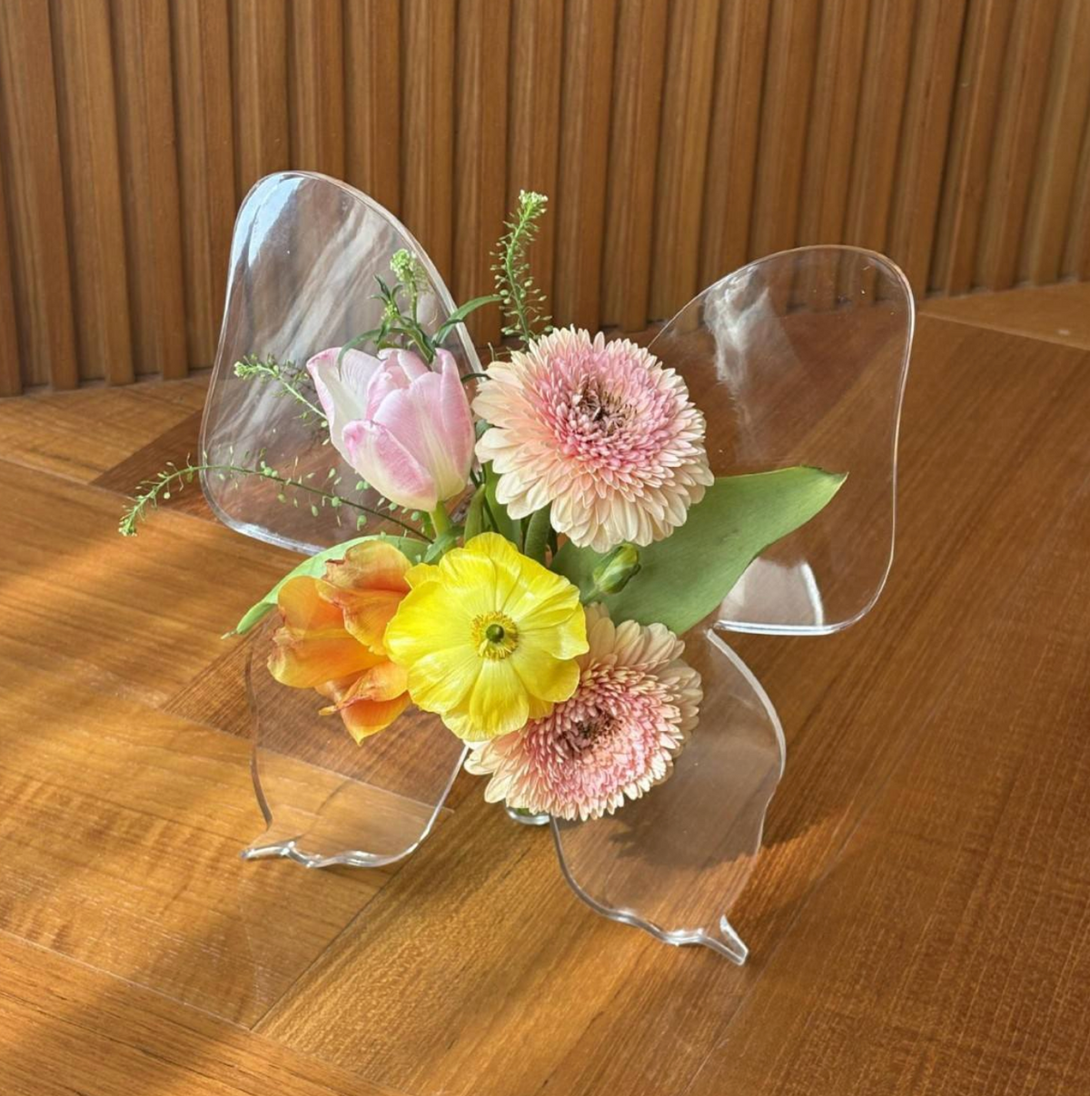Transparent PE Flower Vase