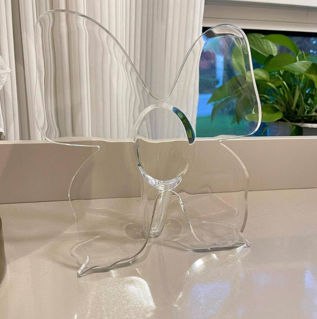 Transparent PE Flower Vase